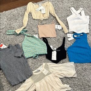 ZARA SIZE SMALL Women's Tops BUNDLE